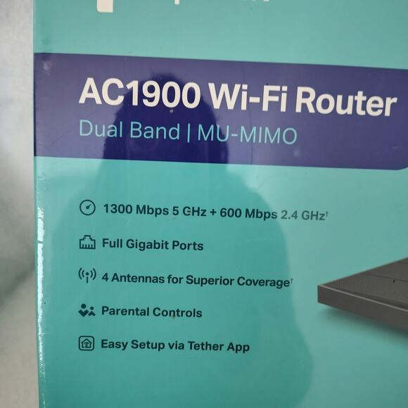 TP-Link AC1900 Wireless MU-MIMO WiFi Router Dual Band Archer C80 NEW SEALED - Picture 2 of 5